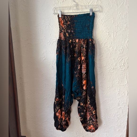 Pants - Floral Print Women's Pants